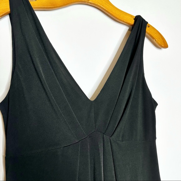 Eliza J Missy Dress Sz S 4 Black Scoop Back Polyester Rn 114244 36” long - Picture 8 of 13